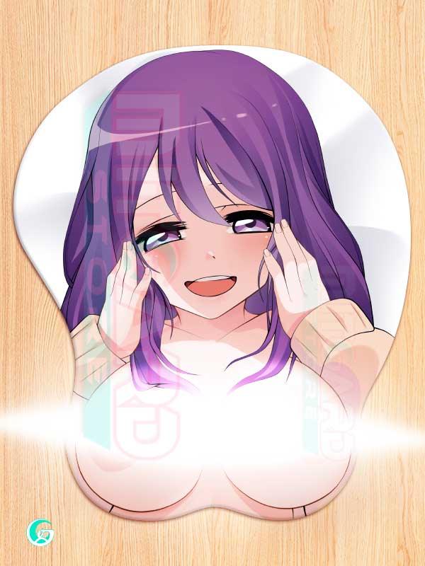 Kubo Nagisa 3D Mouse pad with Gel Wrist rest